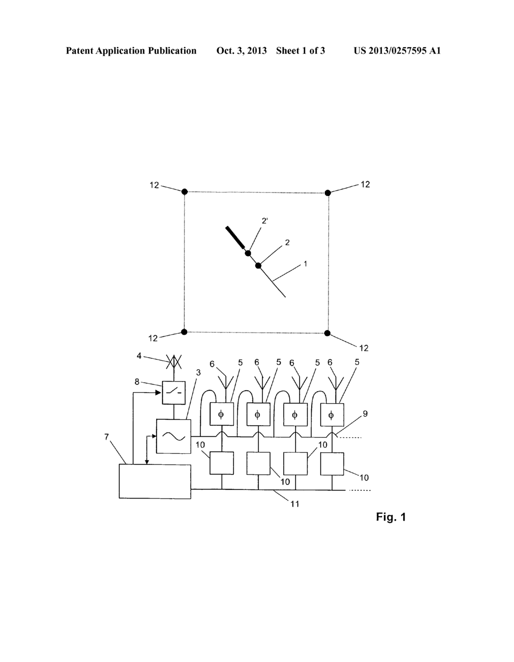 DETERMINING A POSITION BY MEANS OF RFID TAGS - diagram, schematic, and image 02