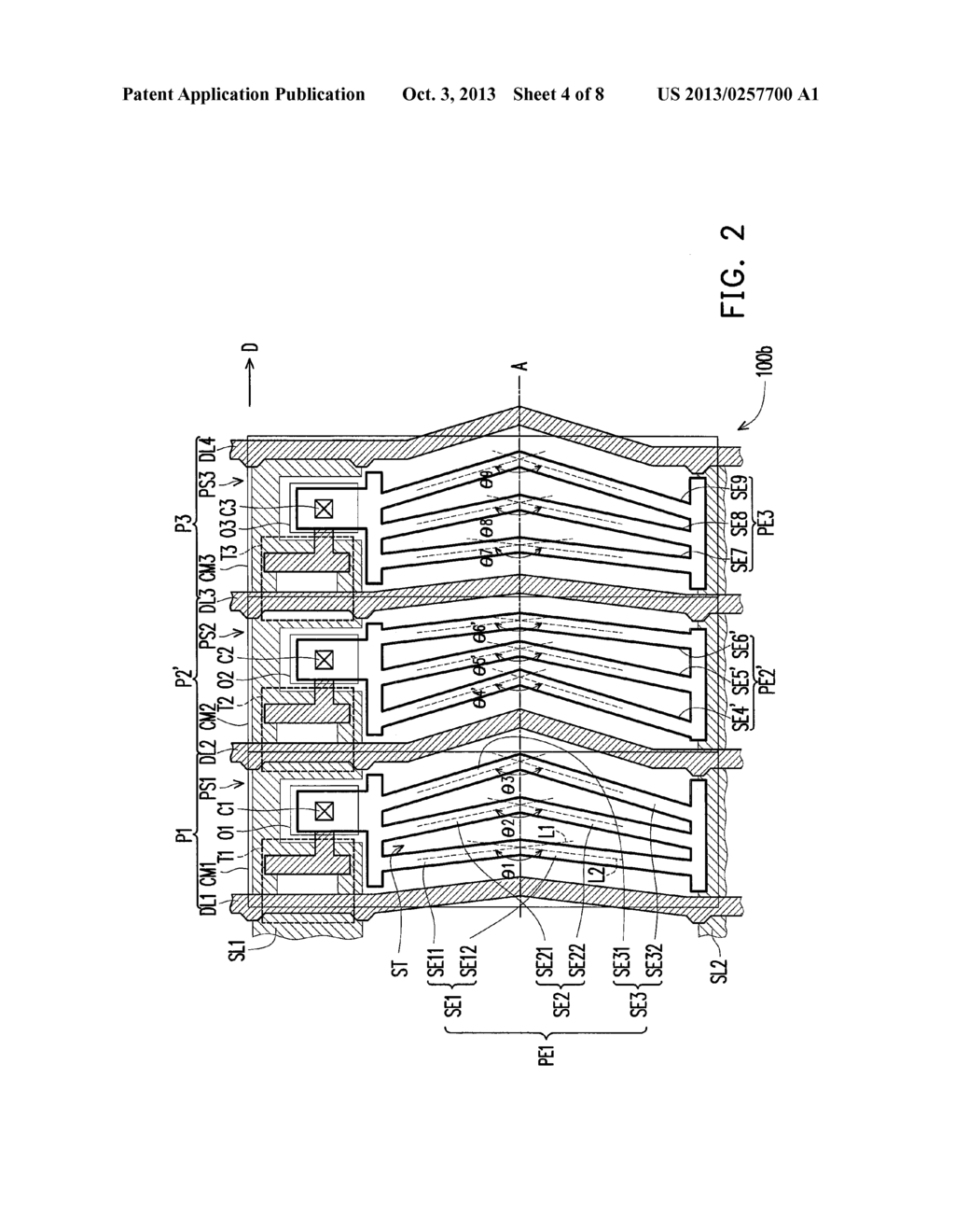 LIQUID CRYSTAL DISPLAY PANEL AND PIXEL STRUCTURE - diagram, schematic, and image 05