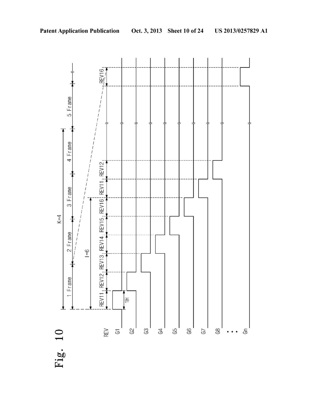 LIQUID CRYSTAL DISPLAY AND METHOD OF DRIVING THE SAME - diagram, schematic, and image 11