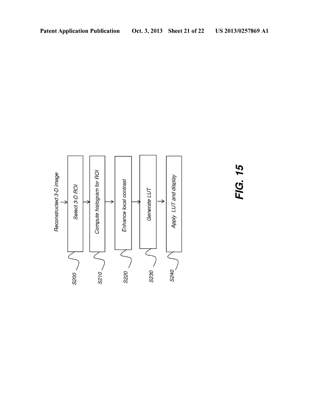 METHOD FOR ENHANCING RECONSTRUCTED 3-D TOMOSYNTHESIS VOLUME IMAGE - diagram, schematic, and image 22