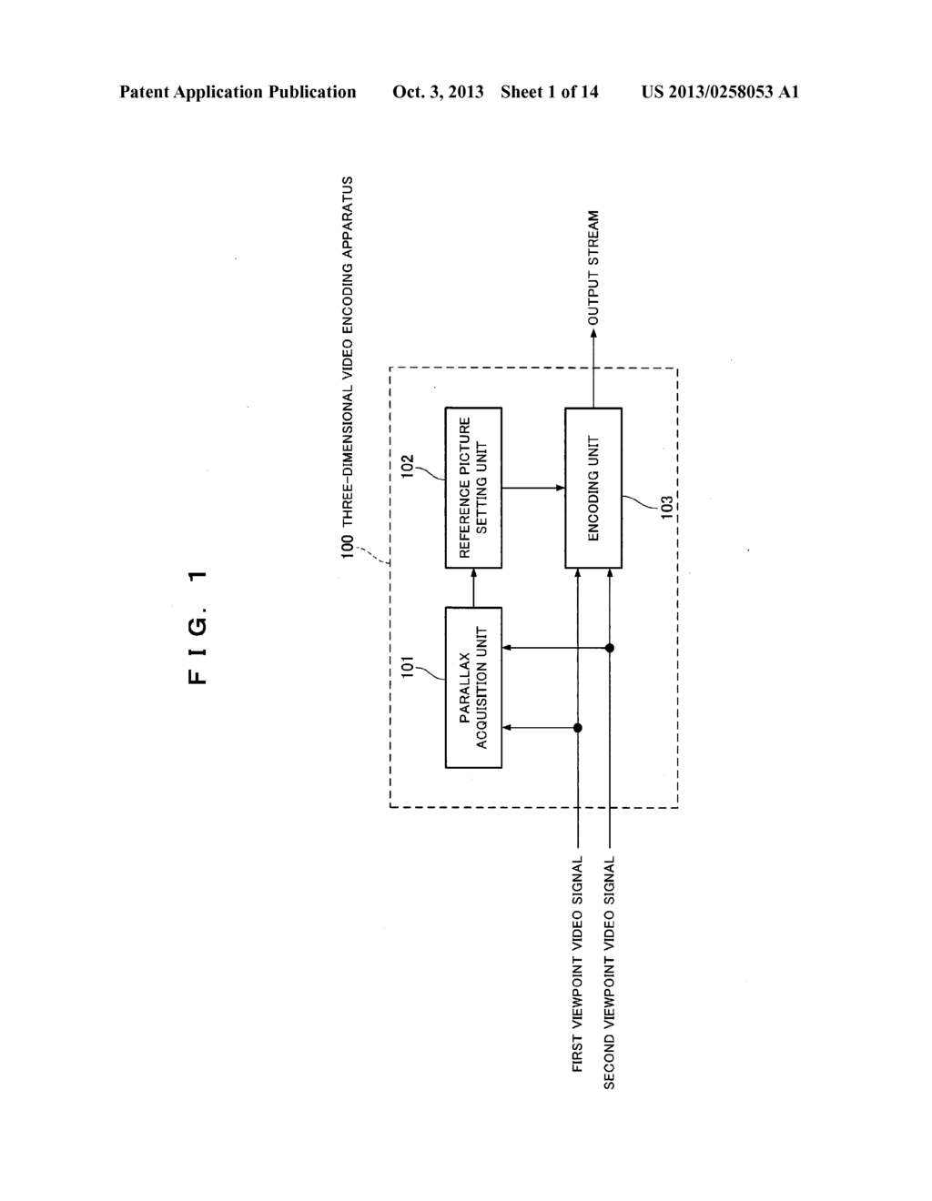 THREE-DIMENSIONAL VIDEO ENCODING APPARATUS, THREE-DIMENSIONAL VIDEO     CAPTURING APPARATUS, AND THREE-DIMENSIONAL VIDEO ENCODING METHOD - diagram, schematic, and image 02