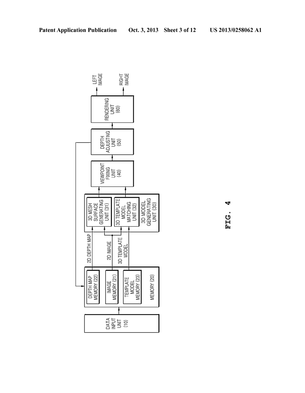 METHOD AND APPARATUS FOR GENERATING 3D STEREOSCOPIC IMAGE - diagram, schematic, and image 04