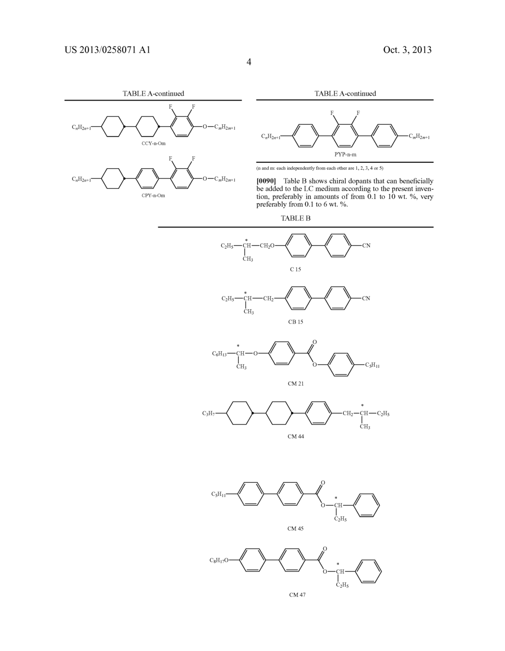 LIQUID CRYSTAL MEDIUM AND LIQUID CRYSTAL DISPLAY - diagram, schematic, and image 05