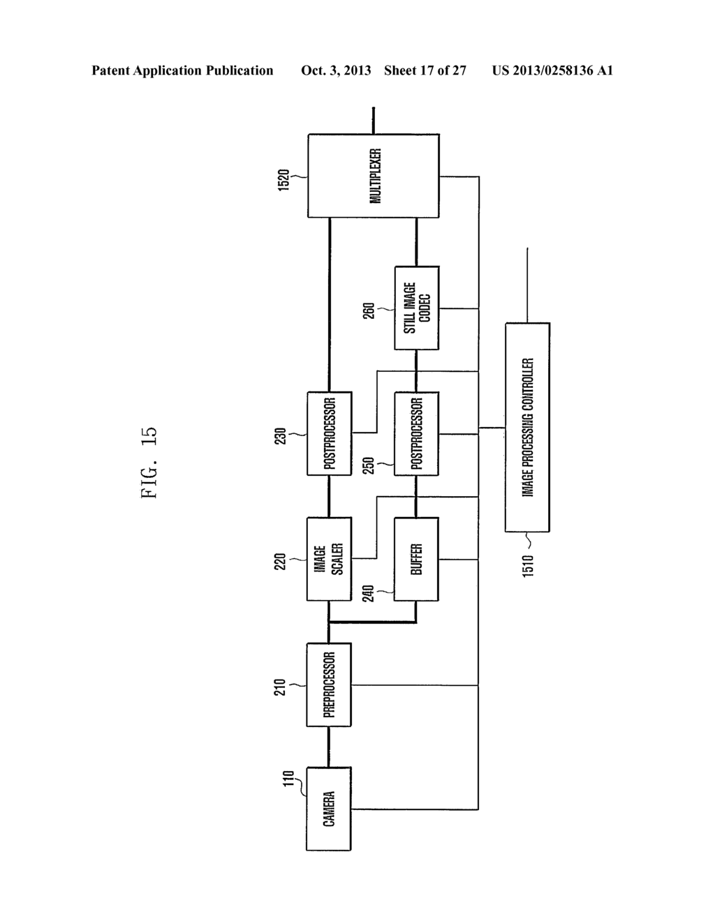 IMAGE PROCESSING APPARATUS AND METHOD OF CAMERA DEVICE - diagram, schematic, and image 18