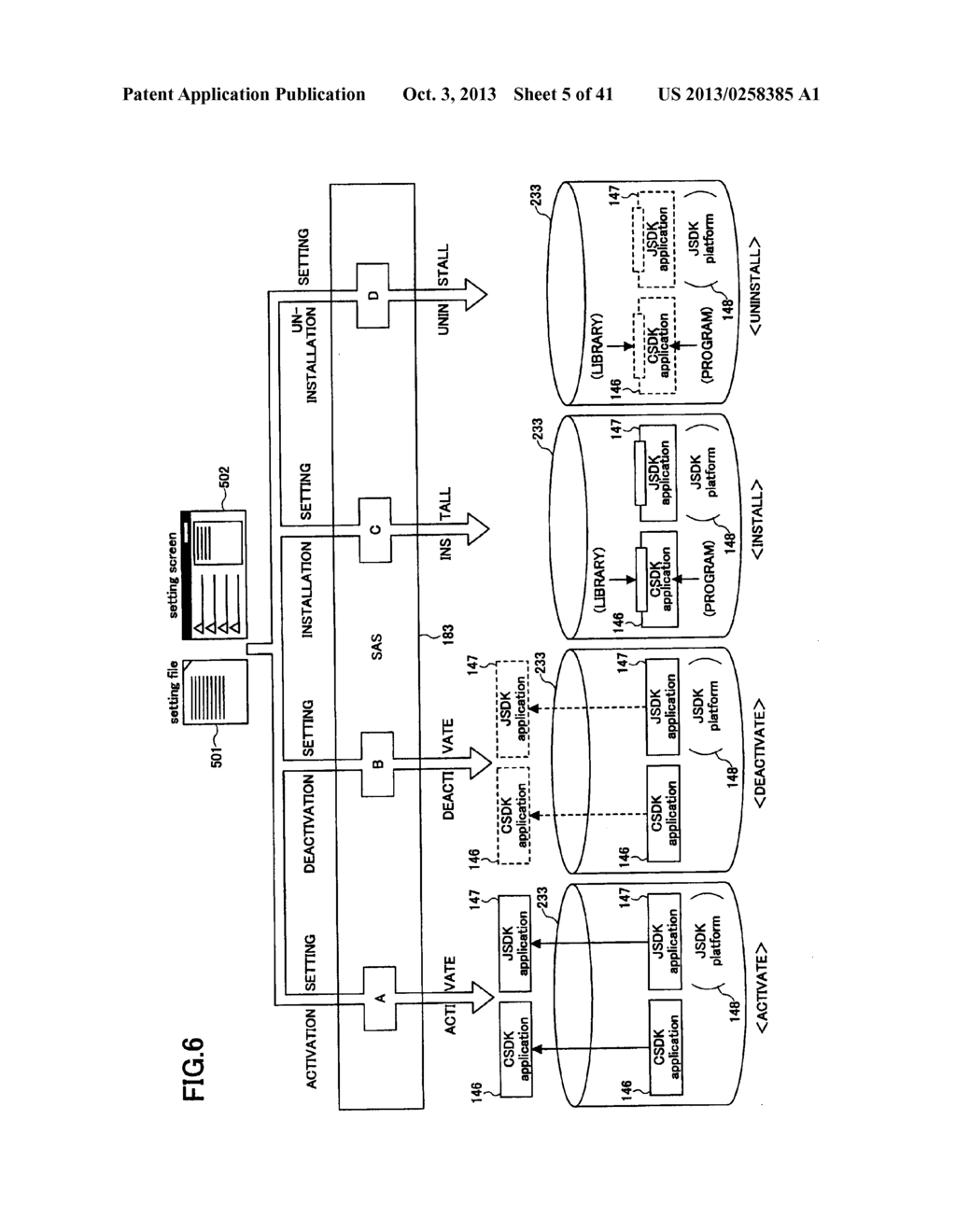 EASY MODIFICATION TO METHOD OF CONTROLLING APPLICATIONS IN IMAGE FORMING     APPARATUS - diagram, schematic, and image 06