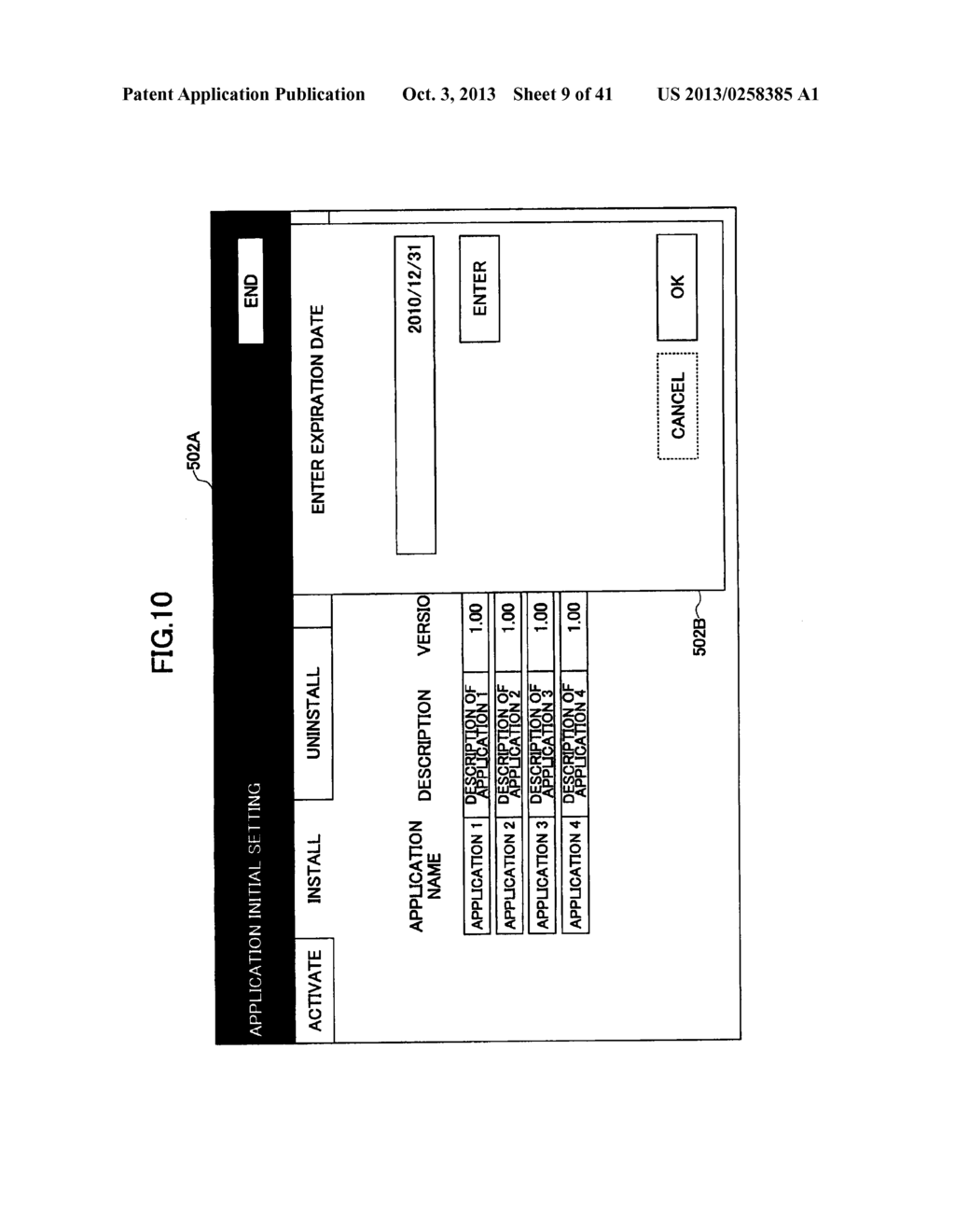 EASY MODIFICATION TO METHOD OF CONTROLLING APPLICATIONS IN IMAGE FORMING     APPARATUS - diagram, schematic, and image 10