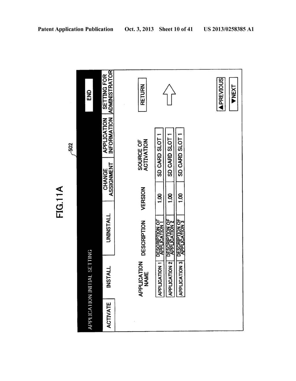 EASY MODIFICATION TO METHOD OF CONTROLLING APPLICATIONS IN IMAGE FORMING     APPARATUS - diagram, schematic, and image 11