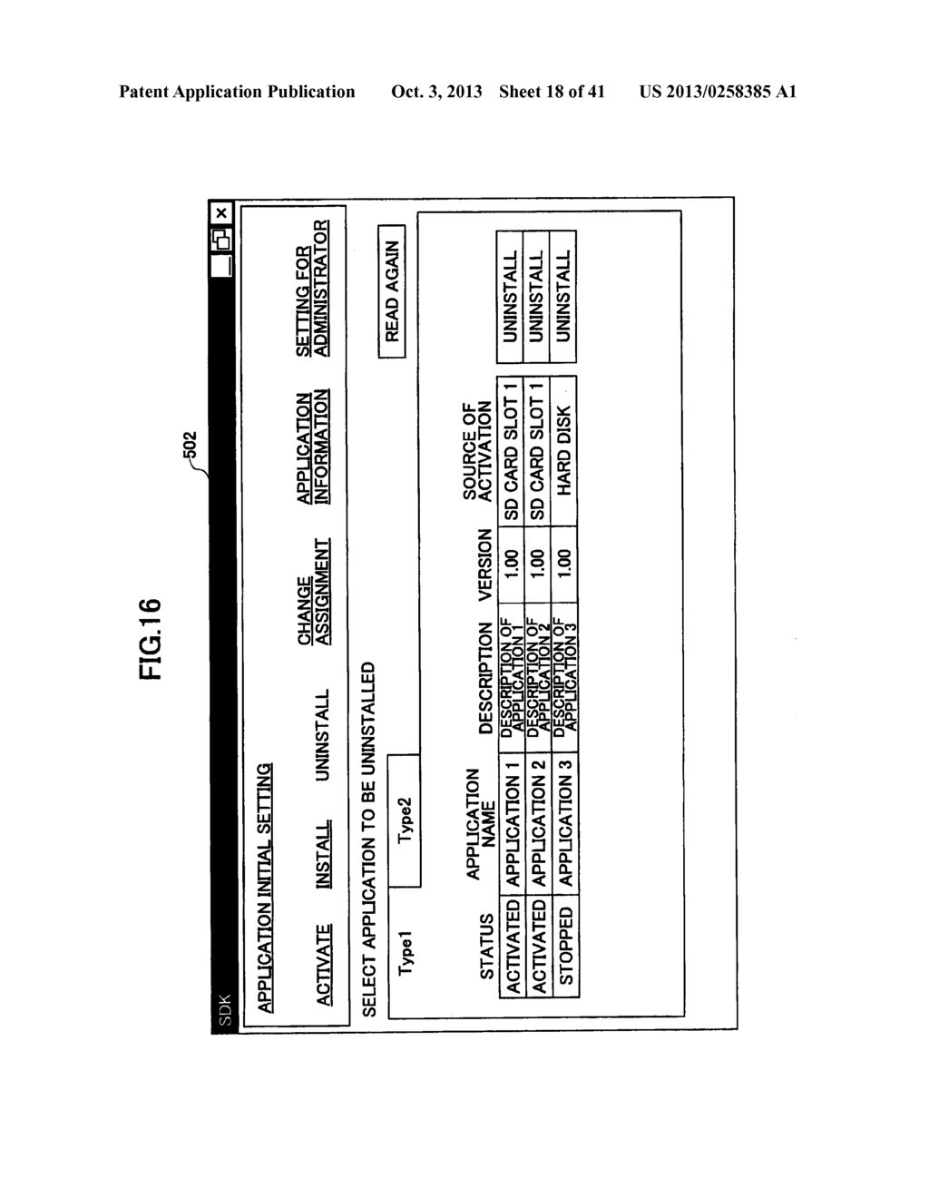 EASY MODIFICATION TO METHOD OF CONTROLLING APPLICATIONS IN IMAGE FORMING     APPARATUS - diagram, schematic, and image 19