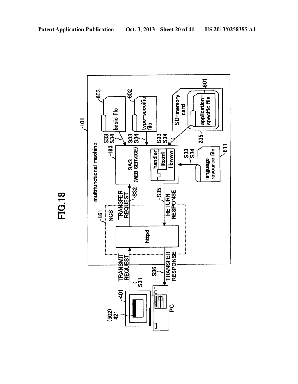 EASY MODIFICATION TO METHOD OF CONTROLLING APPLICATIONS IN IMAGE FORMING     APPARATUS - diagram, schematic, and image 21