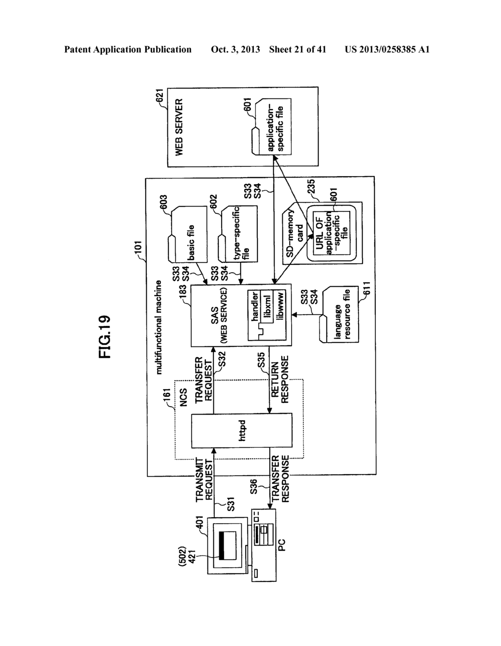 EASY MODIFICATION TO METHOD OF CONTROLLING APPLICATIONS IN IMAGE FORMING     APPARATUS - diagram, schematic, and image 22