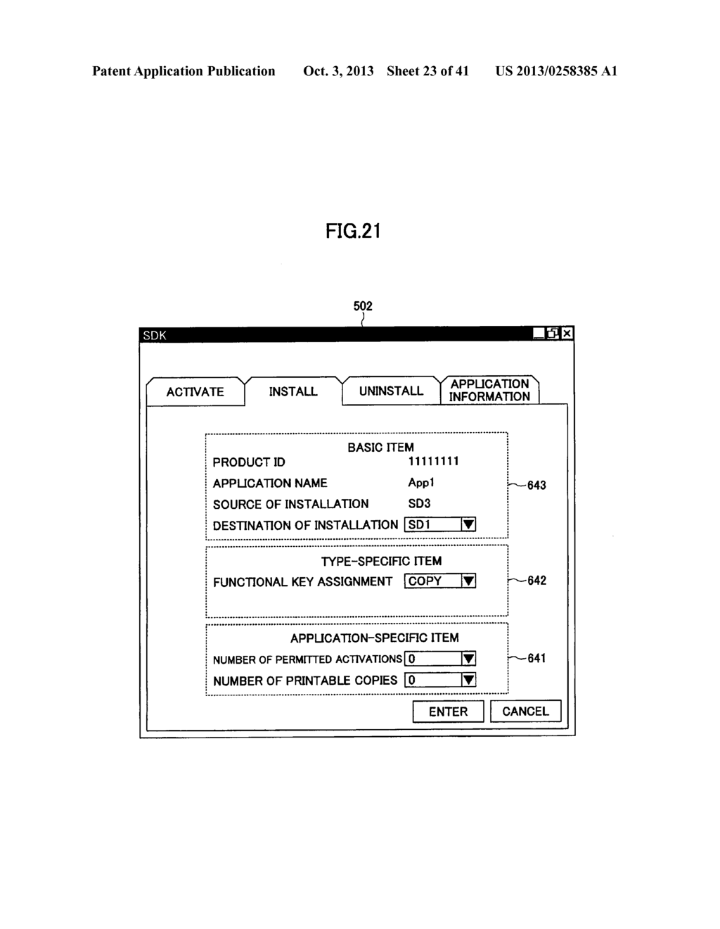 EASY MODIFICATION TO METHOD OF CONTROLLING APPLICATIONS IN IMAGE FORMING     APPARATUS - diagram, schematic, and image 24