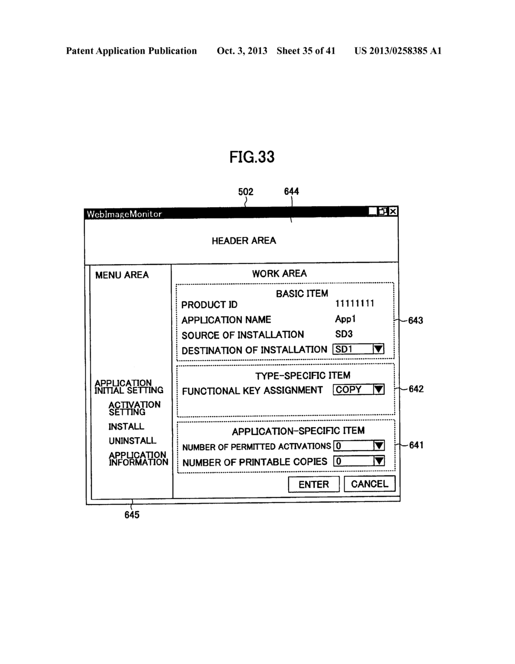 EASY MODIFICATION TO METHOD OF CONTROLLING APPLICATIONS IN IMAGE FORMING     APPARATUS - diagram, schematic, and image 36