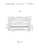 OPTICAL ELEMENT WITH INFRARED ABSORBING LAYER AND LENS MODULE INCLUDING     SAME diagram and image