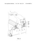 HOUSING, A FASTENING MEMBER THEREOF AND A DISPLAY DEVICE INCORPORATING THE     HOUSING diagram and image