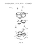 MOUNT FOR REPLACEABLE OPTICS IN LED LIGHTING MODULE diagram and image