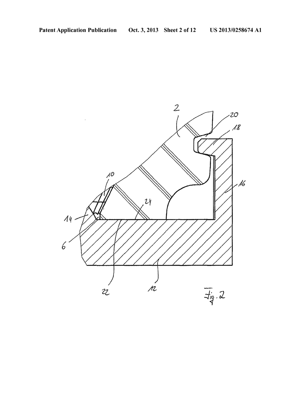 Lamp, reflector for a lamp and method for the production of the reflector - diagram, schematic, and image 03