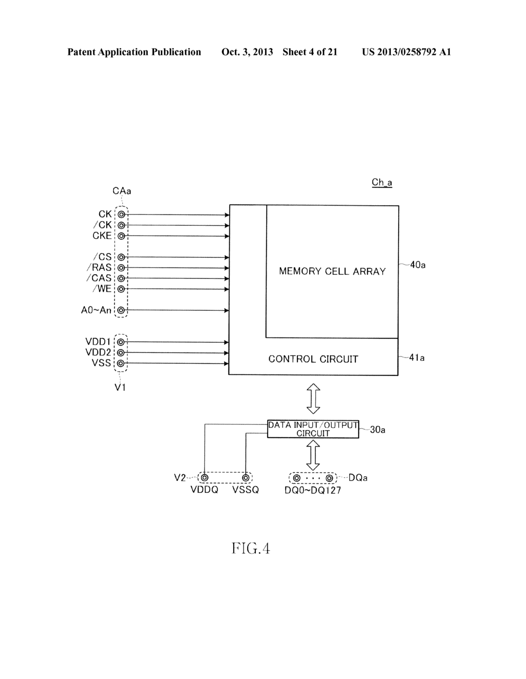 SEMICONDUCTOR DEVICE HAVING COMPENSATION CAPACITOR TO STABILIZE POWER     SUPPLY VOLTAGE - diagram, schematic, and image 05