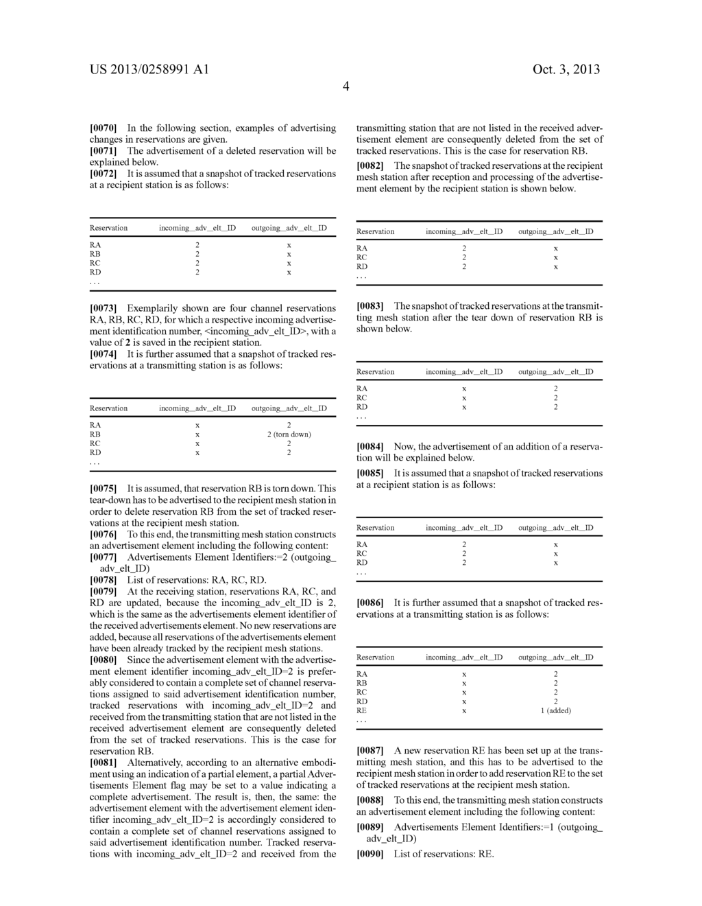 Method for Advertising Channel Reservations - diagram, schematic, and image 07