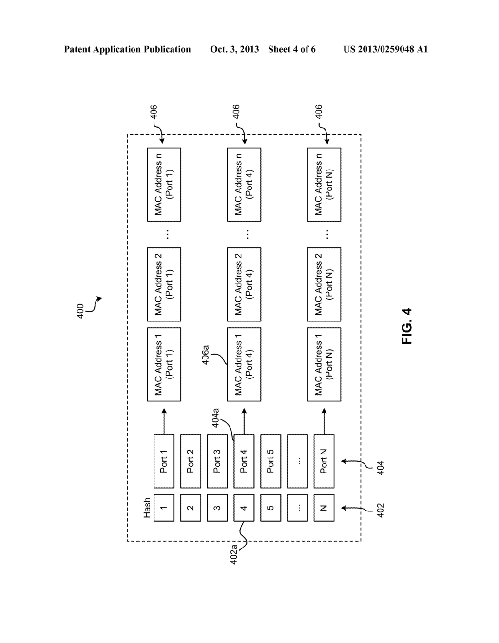 LAYER 2 PACKET SWITCHING WITHOUT LOOK-UP TABLE FOR ETHERNET SWITCHES - diagram, schematic, and image 05