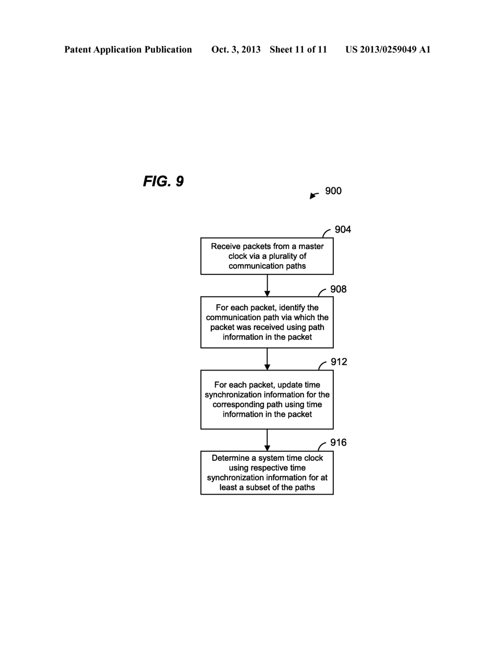 CLOCK SYNCHRONIZATION USING MULTIPLE NETWORK PATHS - diagram, schematic, and image 12