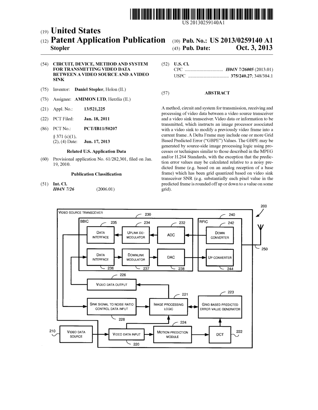 CIRCUIT, DEVICE, METHOD AND SYSTEM FOR TRANSMITTING VIDEO DATA BETWEEN A     VIDEO SOURCE AND A VIDEO SINK - diagram, schematic, and image 01