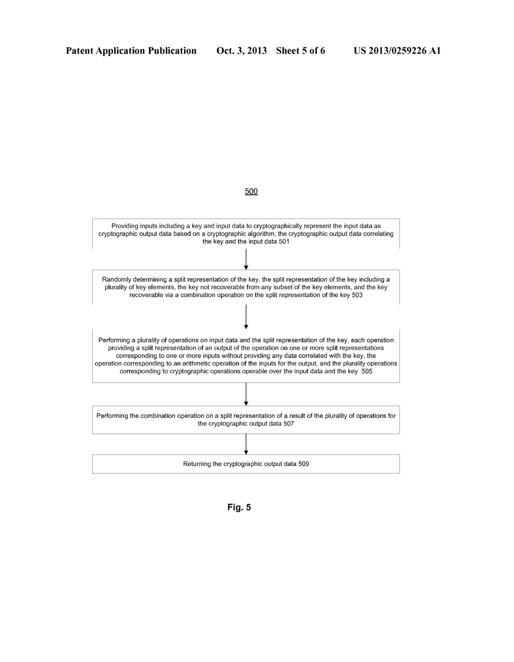 METHODS AND APPARATUS FOR CORRELATION PROTECTED PROCESSING OF     CRYPTOGRAPHIC OPERATIONS - diagram, schematic, and image 06