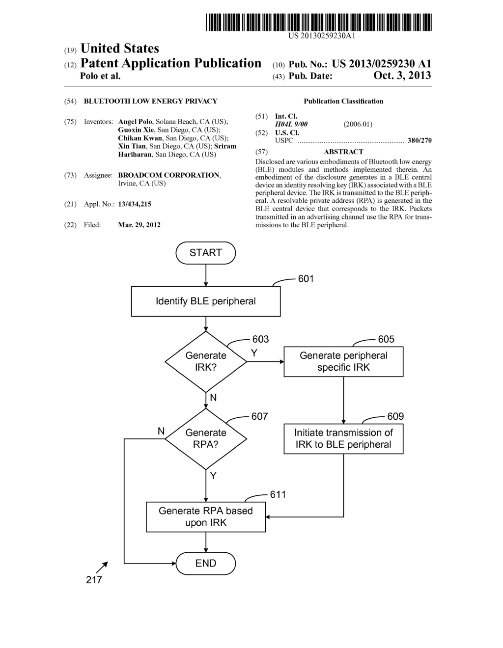 Bluetooth Low Energy Privacy - diagram, schematic, and image 01