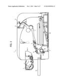 IMAGE FORMING APPARATUS WITH PROCESS CARTRIDGE CAPABLE OF MINIMIZING     DAMAGE TO A WRITING DEVICE diagram and image