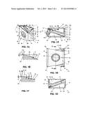 CUTTING INSERT WITH GROOVED SURFACE DEFINING PLURAL SUPPORT SURFACES diagram and image