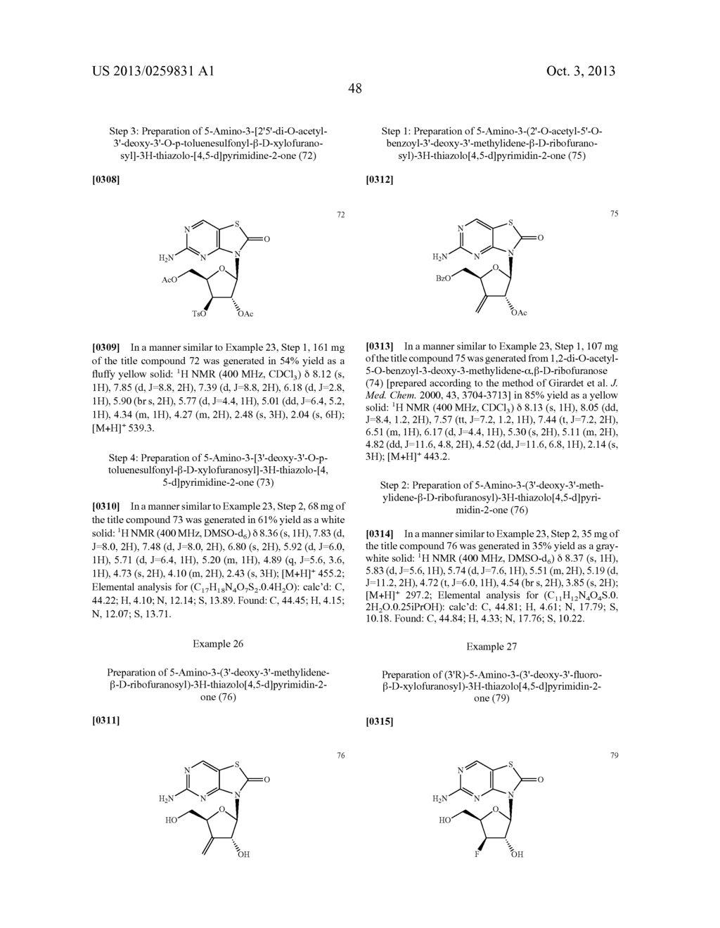 3,5-Disubstituted and 3,5,7-Trisubstituted-3H-Oxazolo and     3H-Thiazolo[4,5-d]pyrimidin-2-one Compounds and Prodrugs Thereof - diagram, schematic, and image 51