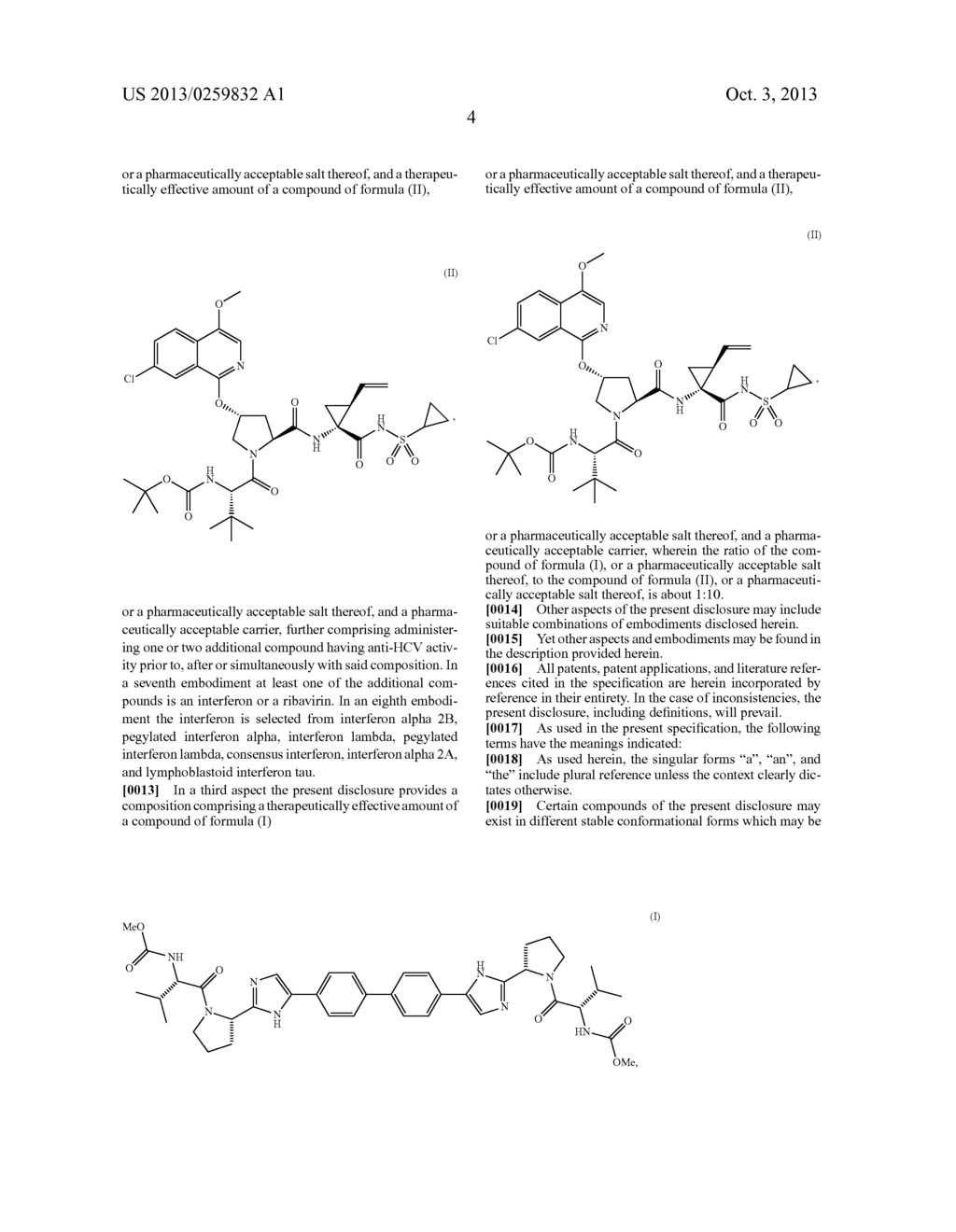 Combinations of Hepatitis C Virus Inhibitors - diagram, schematic, and image 05