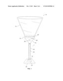 Illuminated Color Changing Interchangeable Drinking Vessel Assembly diagram and image