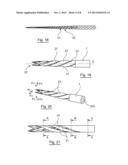 Endodontic instrument, the active portion of which has a slot forming a     passage for a fluid. diagram and image