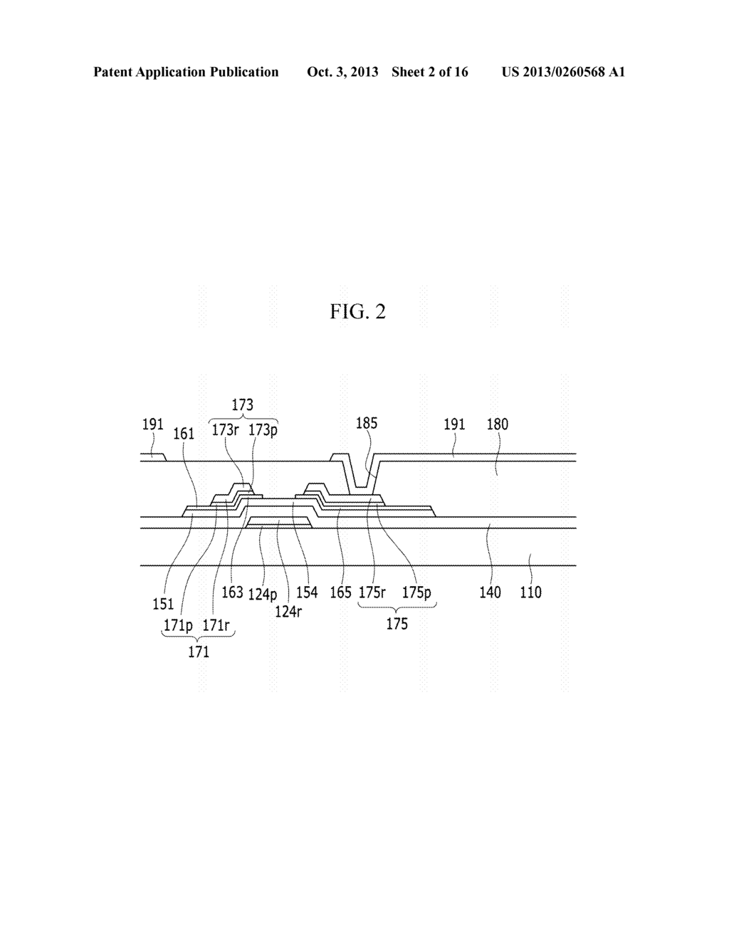 MANUFACTURING METHOD FOR THIN FILM TRANSISTOR ARRAY PANEL - diagram, schematic, and image 03