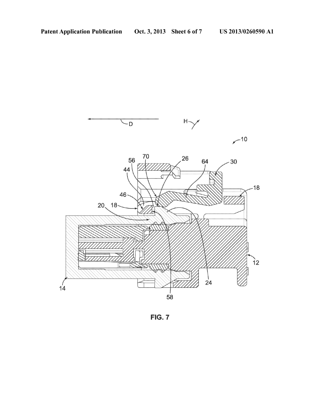 ELECTRICAL CONNECTOR WITH CONNECTOR POSITION ASSURANCE DEVICE - diagram, schematic, and image 07