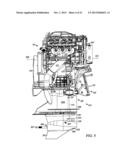 Large Outboard Motor for Marine Vessel Application and Related Methods of     Making and Operating Same diagram and image