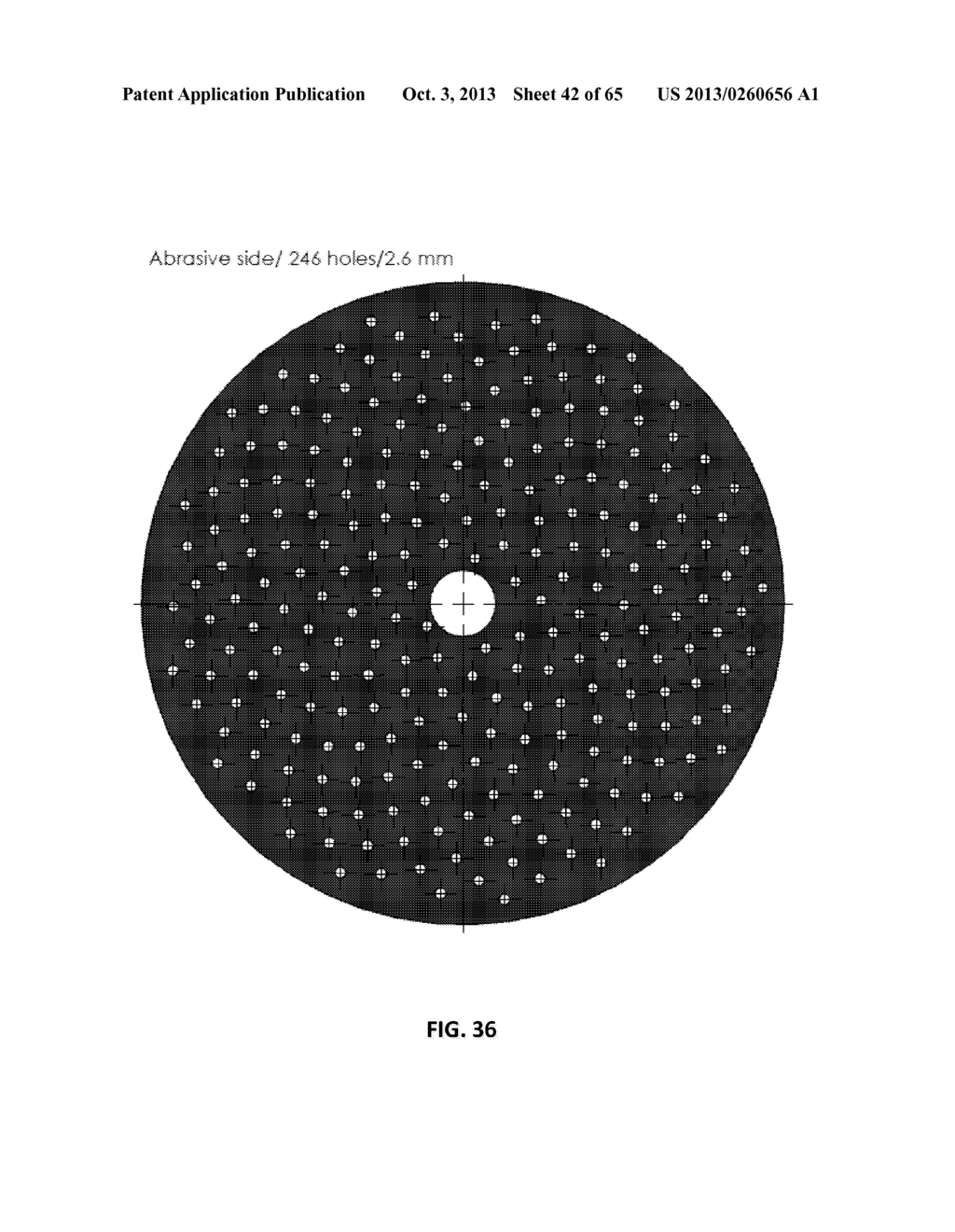 ABRASIVE ARTICLE HAVING A NON-UNIFORM DISTRIBUTION OF OPENINGS - diagram, schematic, and image 43