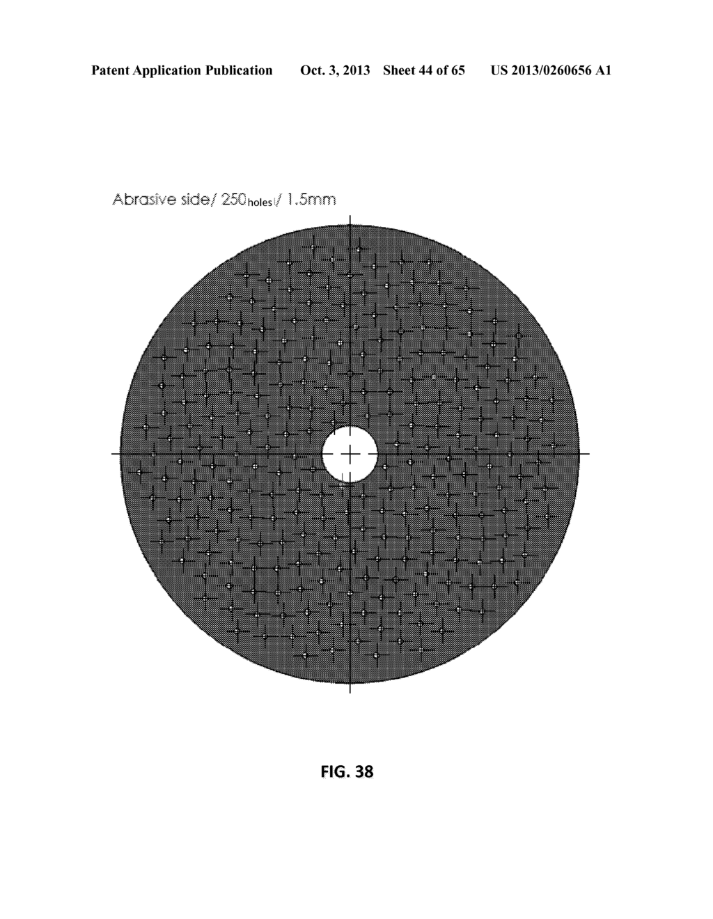 ABRASIVE ARTICLE HAVING A NON-UNIFORM DISTRIBUTION OF OPENINGS - diagram, schematic, and image 45