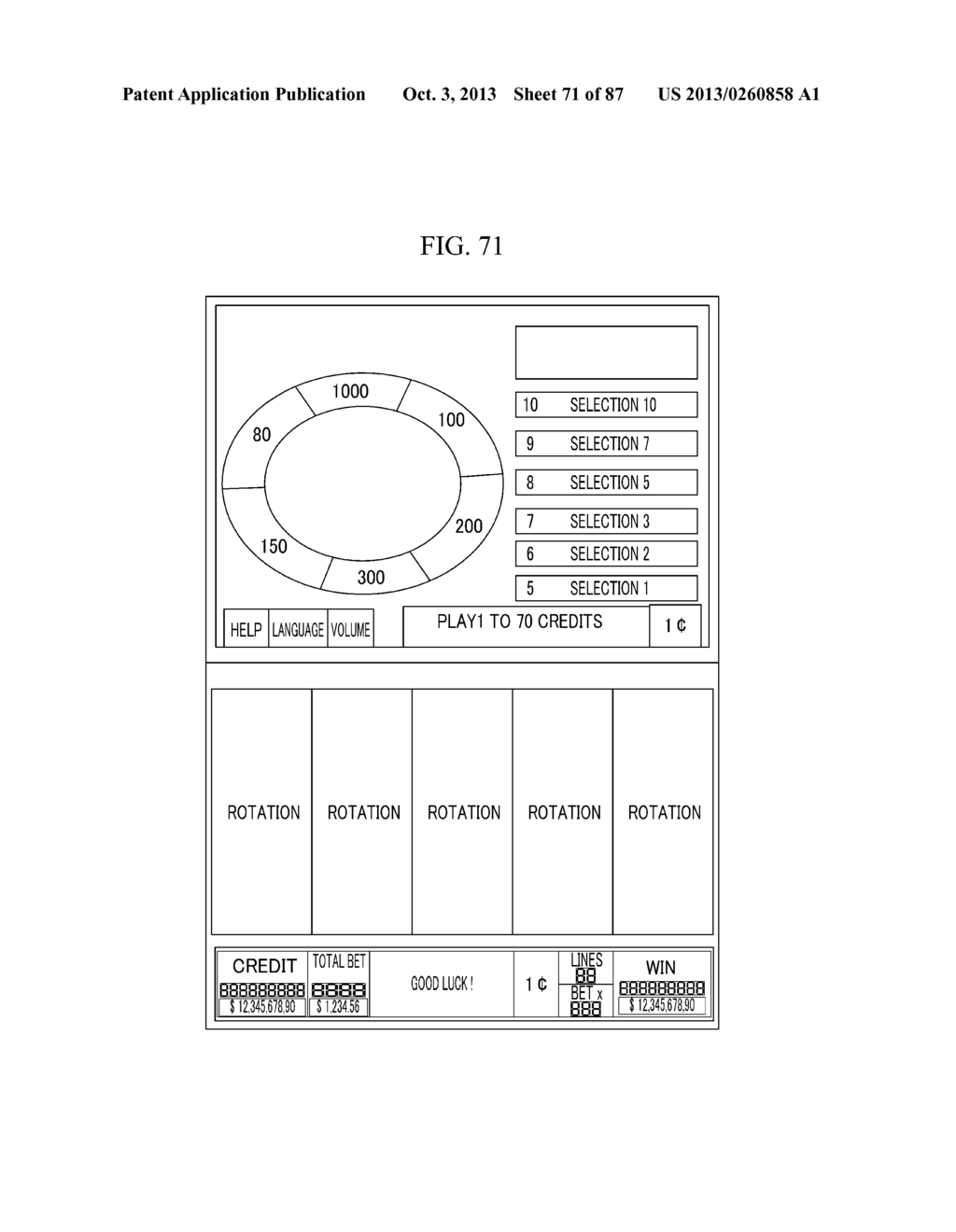 REEL FOR GAMING MACHINE AND GAMING MACHINE INCLUDING THE SAME - diagram, schematic, and image 72