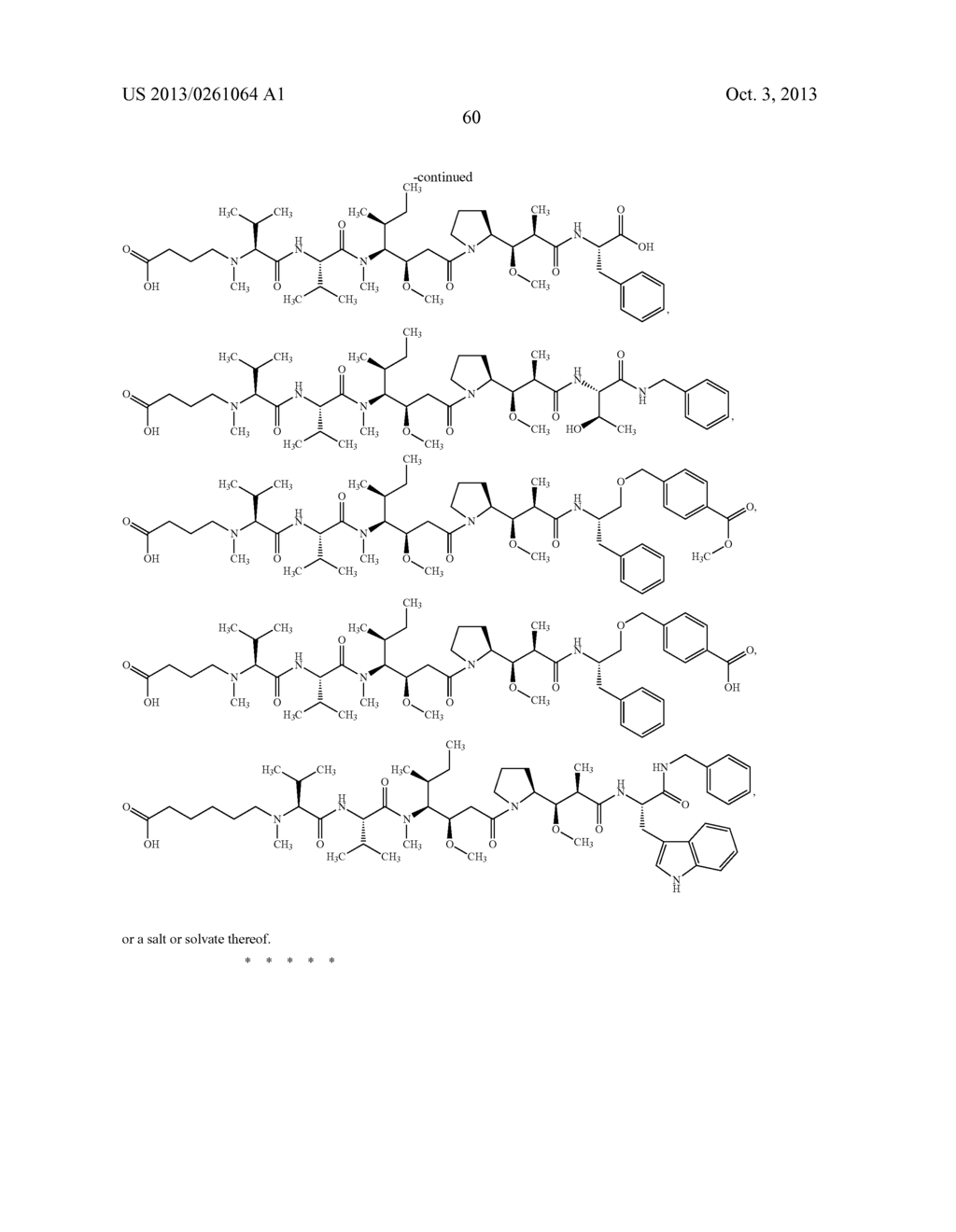 N-CARBOXYALKYL-AURISTATIN AND THE USE THEREOF - diagram, schematic, and image 61