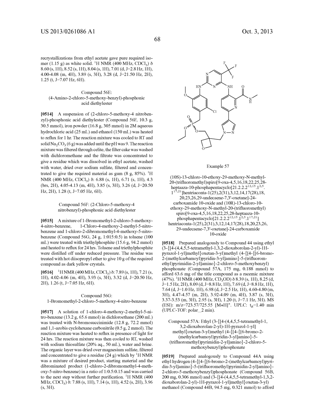 MACROCYCLIC KINASE INHIBITORS - diagram, schematic, and image 69