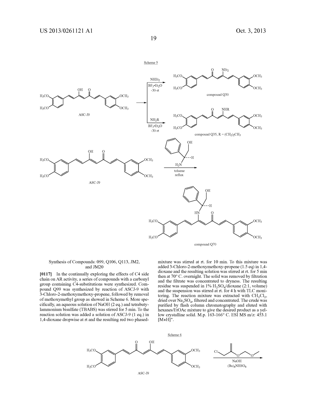 Compounds with (1E,     6E)-1,7-bis-(3,4-dimethoxyphenyl)-4,4-disubstituted-hepta-1,6-diene-3,5-d-    ione structural scaffold, their biological activity, and uses thereof - diagram, schematic, and image 36