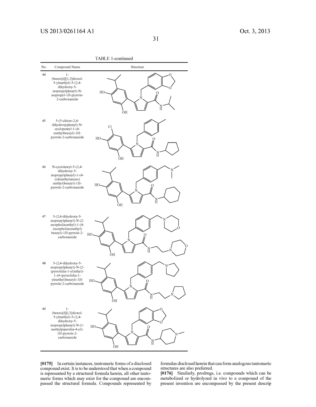 PYRROLE COMPOUNDS THAT MODULATE HSP90 ACTIVITY - diagram, schematic, and image 32