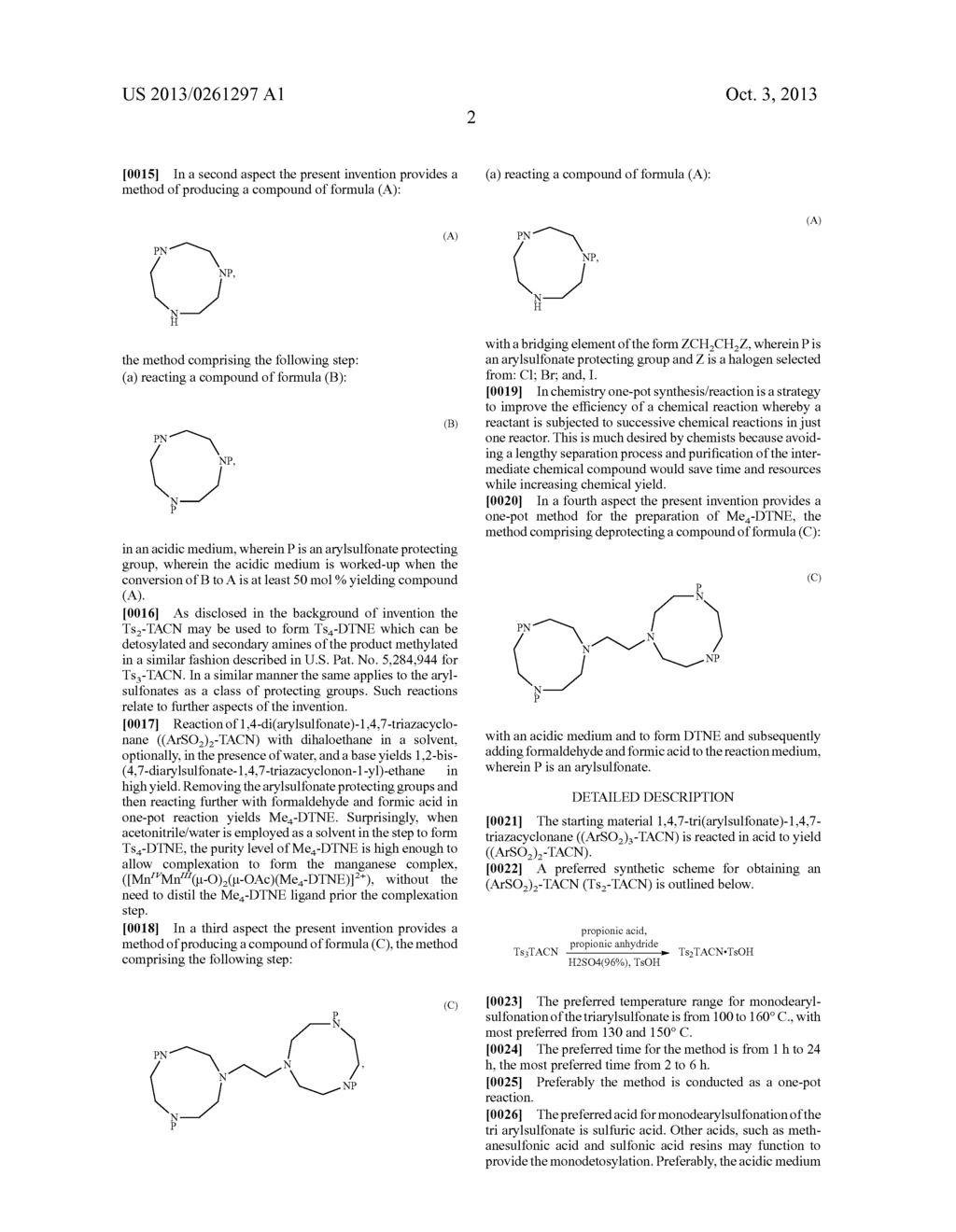 1,2-BIS-(4,7-DIMETHYL-1,4,7-TRIAZACYCLONON-1-YL)-ETHANE AND INTERMEDIATE     FOR THE SYNTHESIS OF SAME - diagram, schematic, and image 03