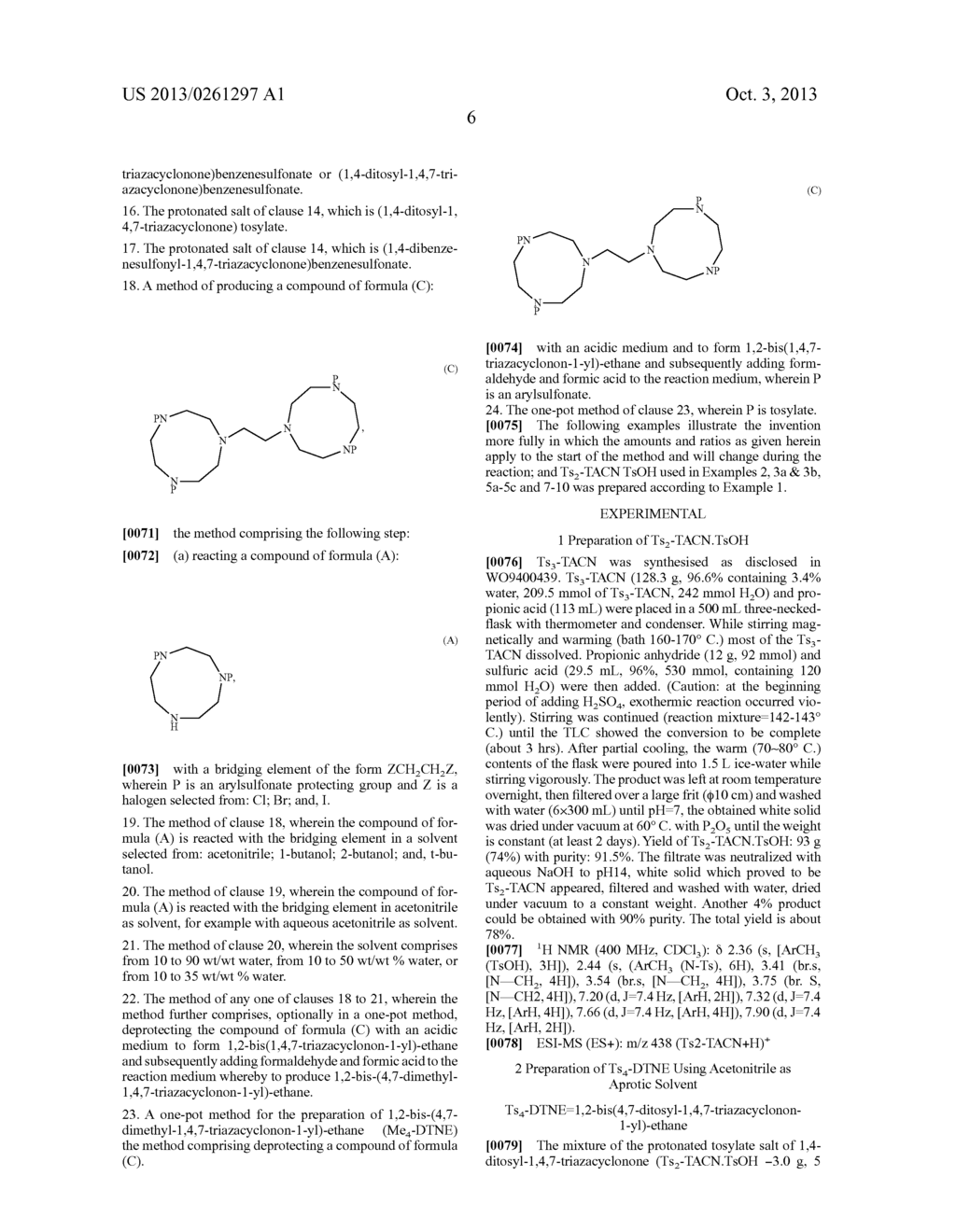 1,2-BIS-(4,7-DIMETHYL-1,4,7-TRIAZACYCLONON-1-YL)-ETHANE AND INTERMEDIATE     FOR THE SYNTHESIS OF SAME - diagram, schematic, and image 07