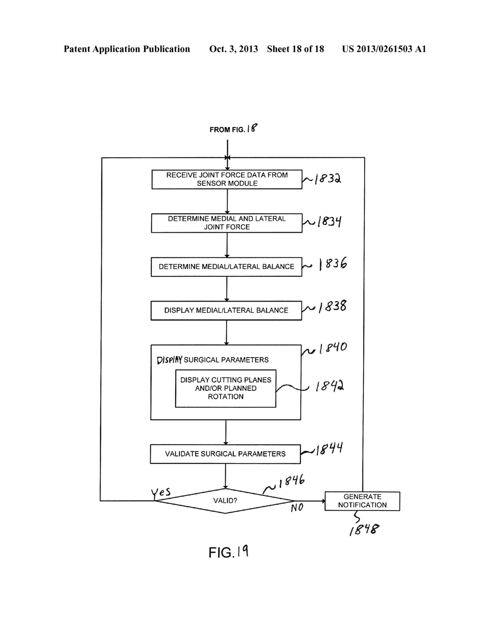 SYSTEM AND METHOD FOR VALIDATING AN ORTHOPAEDIC SURGICAL PLAN - diagram, schematic, and image 19