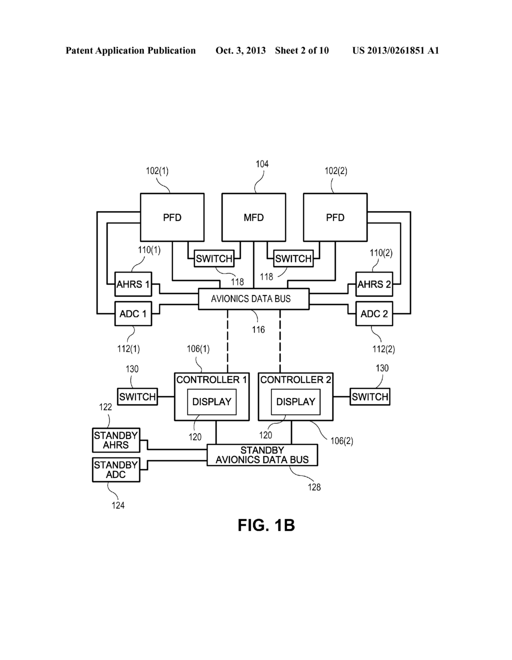 AVIONICS CONTROL AND DISPLAY UNIT HAVING CURSOR CONTROL MODE OF OPERATION - diagram, schematic, and image 03