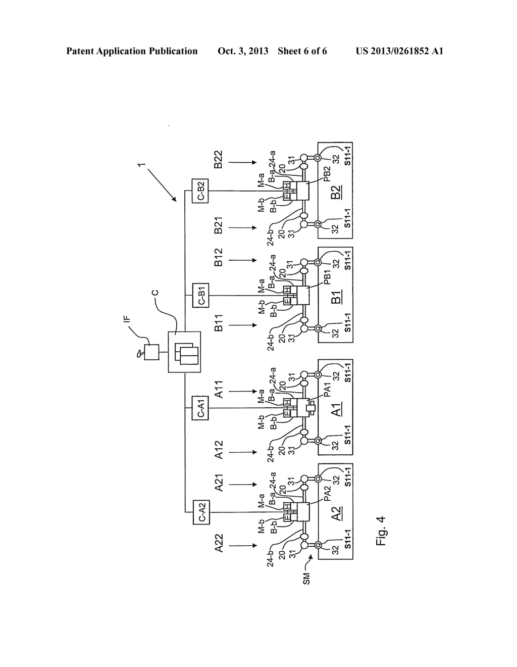 MONITORING DEVICE FOR AN ACTUATION SYSTEM OF AN AIRCRAFT, ACTUATION SYSTEM     AND METHOD FOR RECONFIGURING THE ACTUATION SYSTEM - diagram, schematic, and image 07