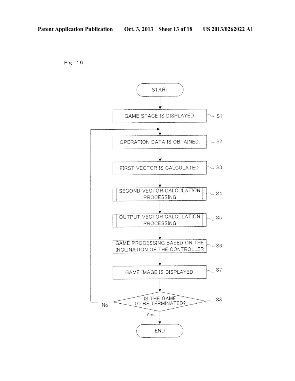 INCLINATION CALCULATION APPARATUS AND INCLINATION CALCULATION PROGRAM, AND     GAME APPARATUS AND GAME PROGRAM - diagram, schematic, and image 14