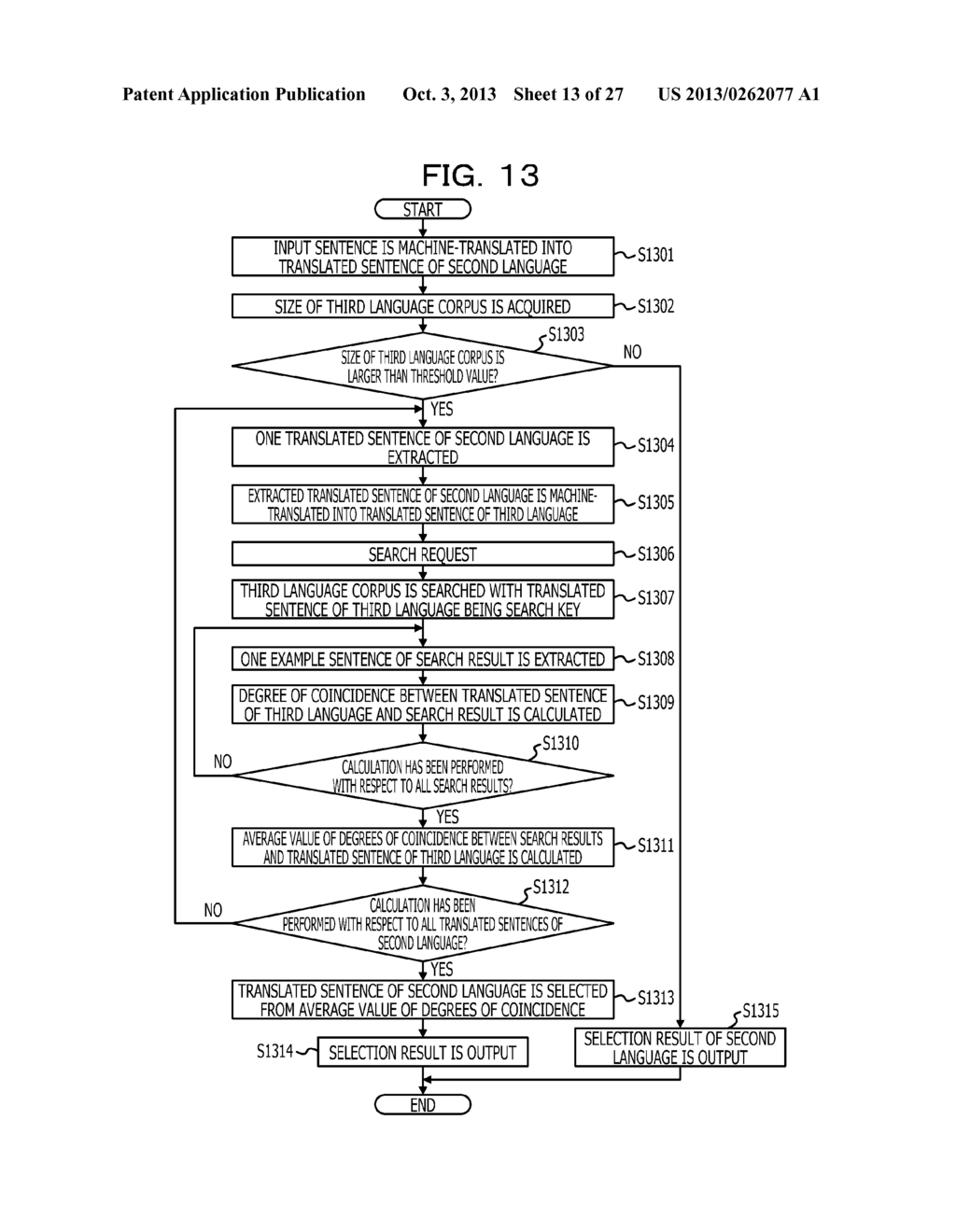 MACHINE TRANSLATION DEVICE, MACHINE TRANSLATION METHOD, AND RECORDING     MEDIUM STORING MACHINE TRANSLATION PROGRAM - diagram, schematic, and image 14